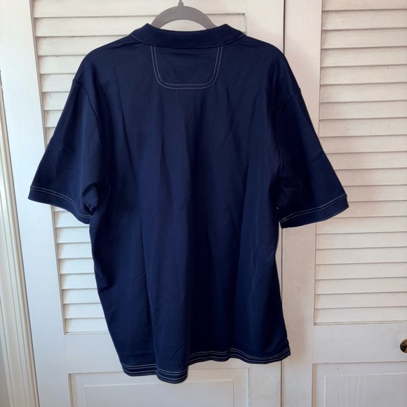 NWT Tommy Bahama IslandZone Supima Cotton Polo Shirt Blue Note UPF 30 Size Large - Picture 5 of 6
